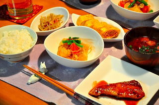 バランスの取れた食事の写真