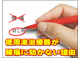 低周波治療器のチェックリストの写真