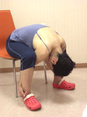 腰痛ストレッチ1ー実践